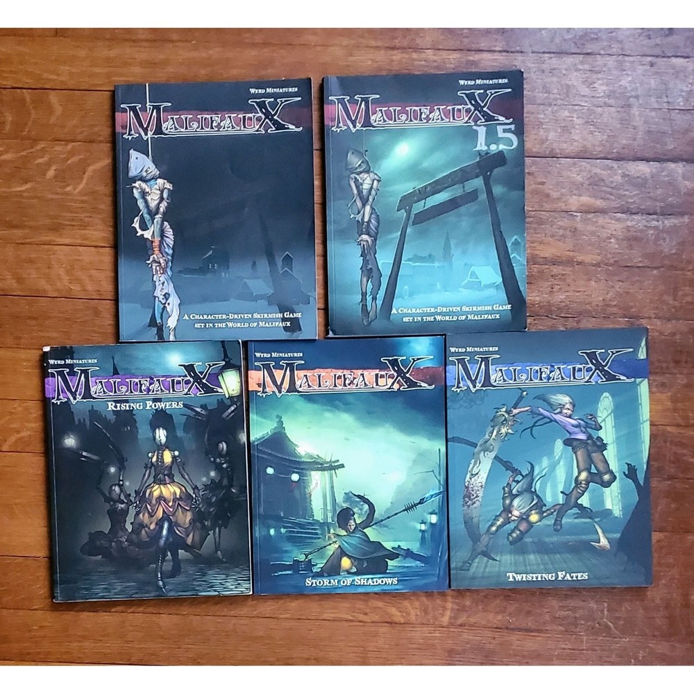 Malifaux 1st Edition Collector's Book Lot (Wyrd Miniatures)